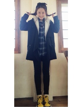 海下真夕さん（レディース・160cm）の春コーディネート