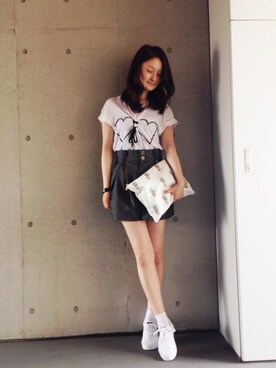 海下真夕さん（レディース・160cm）の春コーディネート