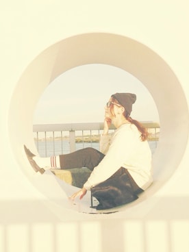 海下真夕さん(レディース・160cm)の秋コーディネート