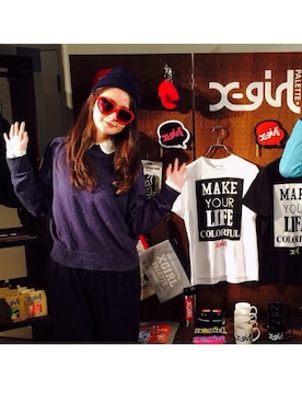 海下真夕さん（レディース・160cm）の冬コーディネート