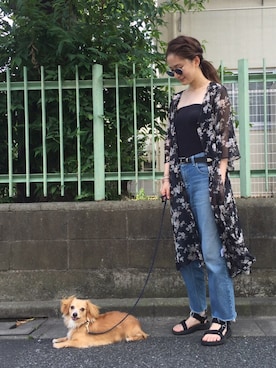 海下真夕さん（レディース・160cm）の秋コーディネート