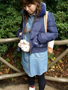 「アイテム（シャツワンピース）」を使った、ゆ  きさん（レディース・157cm・20代）の秋コーディネート