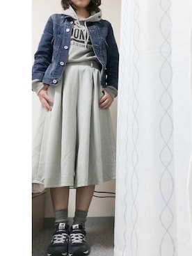 「URBAN RESEARCH」｜「アイテム（レッグウェア）」を使った、ayanoさん（レディース・157cm）の春コーディネート