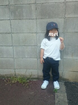 mei⭐sayさん（キッズ・90cm）の春コーディネート