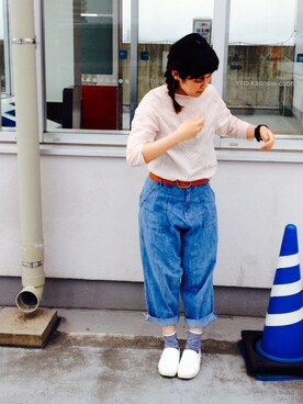 むつ子さん（レディース・160cm）の春コーディネート