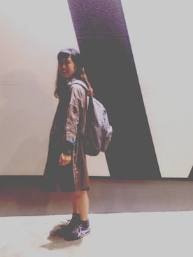 「お散歩」｜「アイテム（その他）」を使った、むつ子さん（レディース・160cm）の秋コーディネート