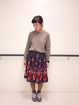 むつ子さん（レディース・160cm）の冬コーディネート