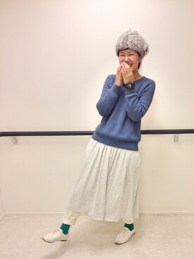 むつ子さん（レディース・160cm）の冬コーディネート