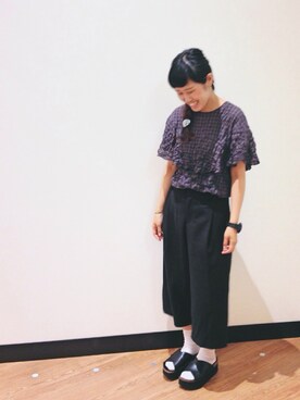 むつ子さん(レディース・160cm)の夏コーディネート
