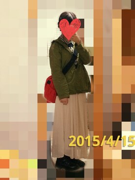「B.L.U.E（ビーエルユーイー）のアイテム（バッグ）」を使った、yukiさん（レディース・156cm）の春コーディネート