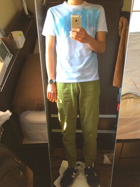 かとさんさん（メンズ・179cm）の春コーディネート