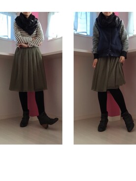 HER-miさん（レディース・158cm）の冬コーディネート