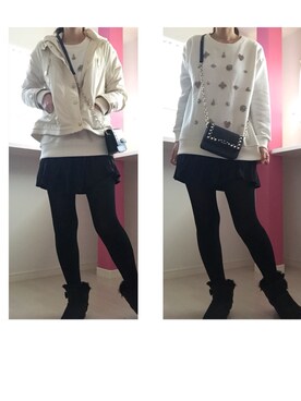 HER-miさん（レディース・158cm）の冬コーディネート