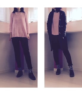 HER-miさん（レディース・158cm）の冬コーディネート