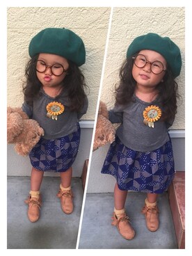 mippoさん（キッズ・90cm）の秋コーディネート