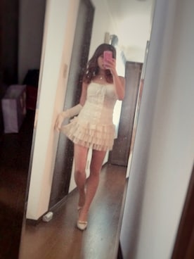 「LOOK（ルック）のアイテム」を使った、えぬさん（レディース・148cm）の秋コーディネート