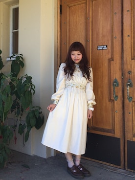 「海外」｜「アイテム（その他シューズ）」を使った、あきさん（レディース・151cm）の秋コーディネート