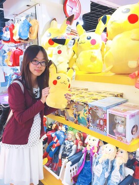 「axes femme（アクシーズファム）のアイテム（その他トップス）」を使った、E1lenさん（レディース・161cm）の秋コーディネート