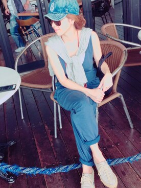 「TANG!（タング）のアイテム」を使った、katsumiさん（レディース・157cm）の夏コーディネート