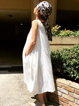 「Import & Select（インポートアンドセレクト）のアイテム（ワンピース/ドレス）」を使った、katsumiさん（レディース・157cm）の夏コーディネート