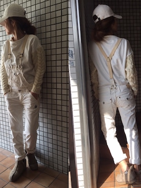 「オバーオール」｜katsumiさん（レディース・157cm）の秋コーディネート