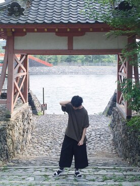 「宇治」｜yeungmyさん（レディース・165cm）の夏コーディネート