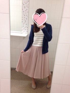 「Supreme.La.La.（シュープリームララ）のアイテム（パンツ）」を使った、yuzukaさん（レディース・166cm）の秋コーディネート