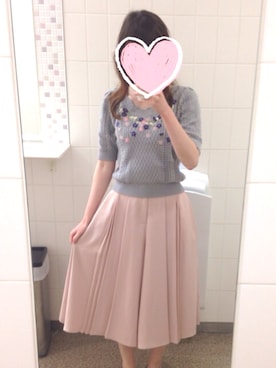 「Supreme.La.La.（シュープリームララ）のアイテム（パンツ）」を使った、yuzukaさん（レディース・166cm）の秋コーディネート