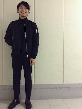 「アダムエロペ」｜「アイテム（ジャケット/アウター）」を使った、yukeeさん（メンズ・176cm）の秋コーディネート