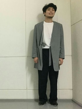 「アダムエロペ」｜「アイテム（ジャケット/アウター）」を使った、yukeeさん（メンズ・176cm）の春コーディネート