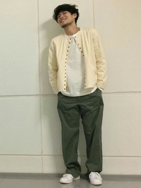 「フレンチカジュアル」｜yukeeさん（メンズ・176cm）の春コーディネート