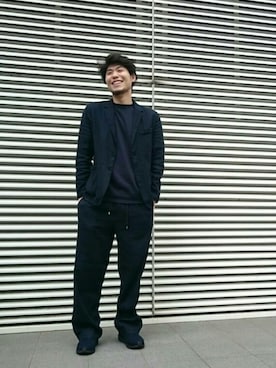 「アダムエロペ」｜「アイテム（ジャケット/アウター）」を使った、yukeeさん（メンズ・176cm）の春コーディネート