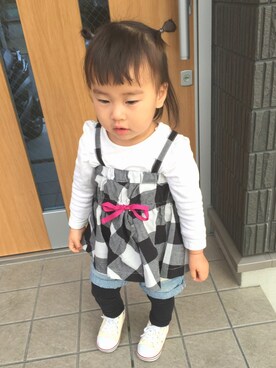 ki☺︎hoさん（キッズ・80cm）の春コーディネート