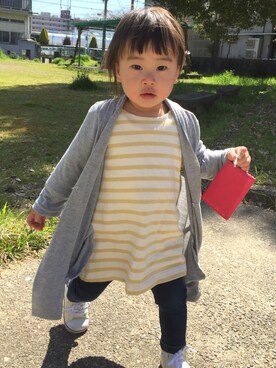 ki☺︎hoさん（キッズ・80cm）の春コーディネート