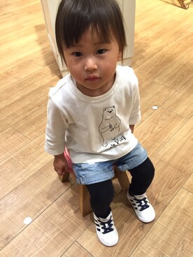 ki☺︎hoさん（キッズ・80cm）の春コーディネート