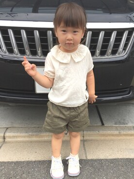 ki☺︎hoさん（キッズ・90cm）の秋コーディネート