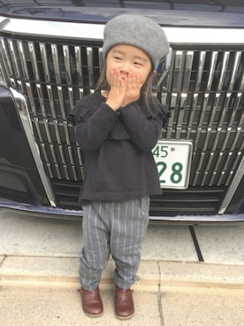 ki☺︎hoさん（キッズ・90cm）の冬コーディネート