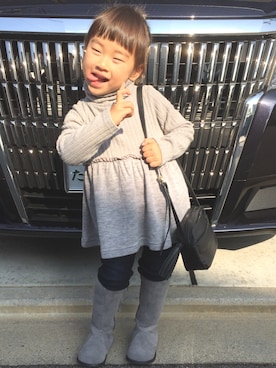 ki☺︎hoさん（キッズ・90cm）の冬コーディネート