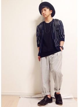 MAKKYさん(メンズ・154cm)の秋コーディネート