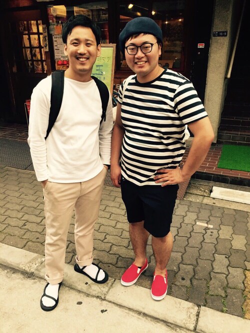 てらうっちゃん Saint Jamesのtシャツ カットソーを使ったコーディネート Wear