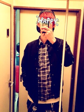 YOSHIKI NAKANISHIさん（メンズ・180cm）の冬コーディネート