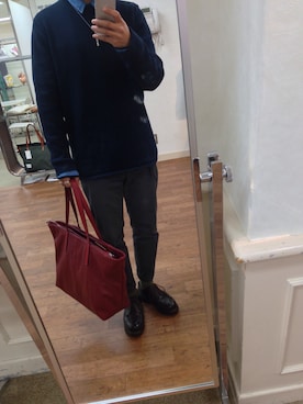 「WEEKDAY（ウィークデイ）のアイテム（トップス）」を使った、dareyouさん（メンズ・161cm）の冬コーディネート