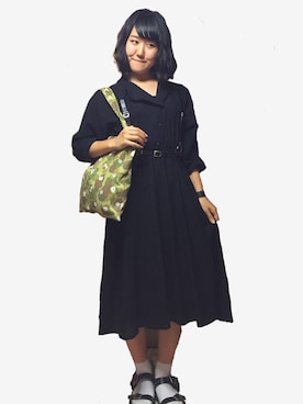 「アイテム（バングル/リストバンド）」を使った、なるさん（レディース・157cm・20代）の春コーディネート