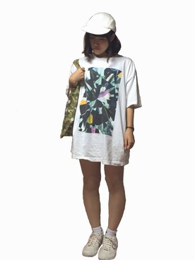 「I&ME（アイアンドミー）のアイテム（バッグ）」を使った、なるさん（レディース・157cm）の春コーディネート