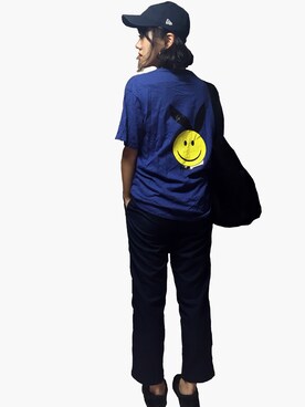 「I&ME（アイアンドミー）のアイテム（トップス）」を使った、なるさん（レディース・157cm）の秋コーディネート