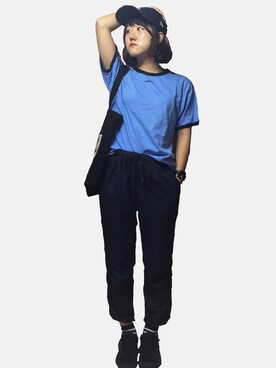 「I&ME（アイアンドミー）のアイテム（トップス）」を使った、なるさん（レディース・157cm）の秋コーディネート