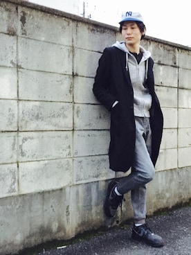 「Alpha Industries（アルファインダストリーズ）のアイテム（Tシャツ/カットソー）」を使った、KJさん（メンズ・171cm）の春コーディネート