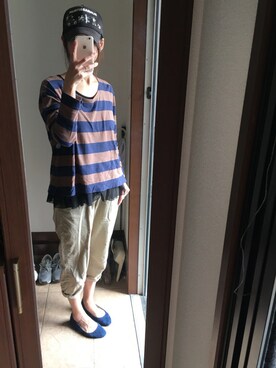 「レプシィム(LEPSIM)」｜「アイテム（キャップ）」を使った、ミホさん（レディース・165cm）の春コーディネート