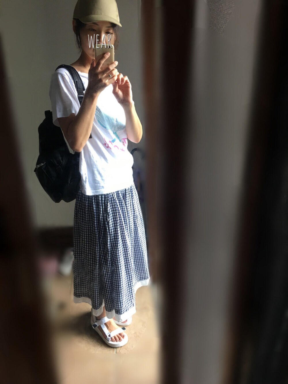 「グレーまつり、Doシンプル部、プチプラ、DAISOキャップ、クーラー病、アニマルフェス告知」｜「WEGOのWEGO/ゲームTシャツ（Tシャツ/カットソー、その他）」を使った、ミホさん（レディース・165cm）の夏コーディネートの1枚目の写真