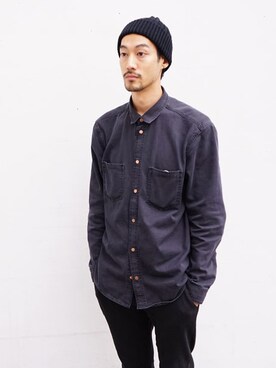 「帽子屋」｜Tomさん（メンズ・184cm）の秋コーディネート